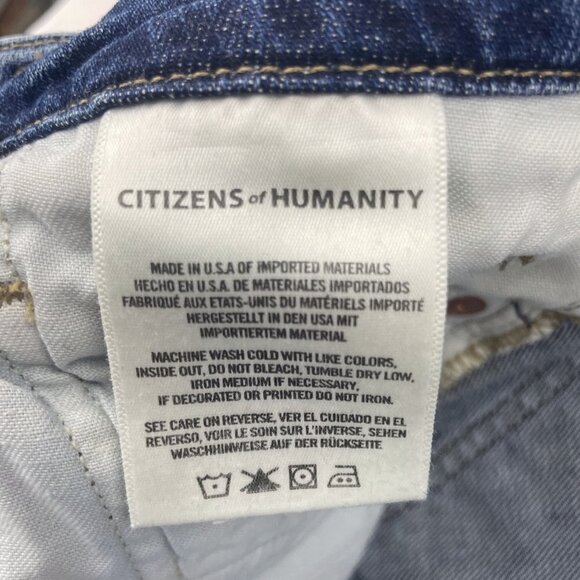 Citizens of Humanity Revolve low rise 3 INCH cropped raw edge skinny jeans s29 - Picture 8 of 11